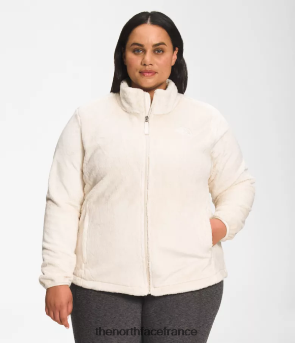 vêtements The North Face femmes plus veste osito gardénia blanc ZPZRD1089