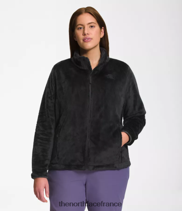 vêtements The North Face femmes plus veste osito gris asphalte ZPZRD1091