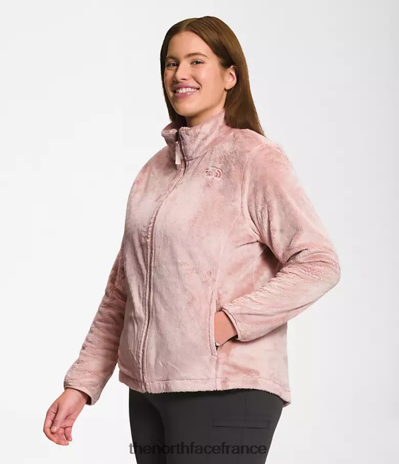 vêtements The North Face femmes plus veste osito mousse rose ZPZRD1092