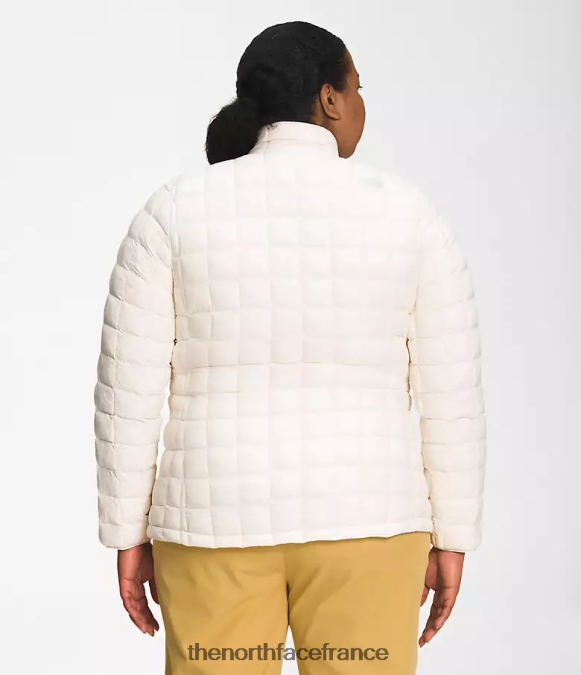 vêtements The North Face femmes plus veste thermoball eco 2.0 gardénia blanc ZPZRD53