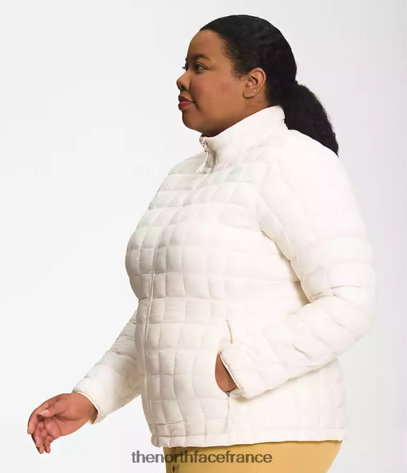 vêtements The North Face femmes plus veste thermoball eco 2.0 gardénia blanc ZPZRD53