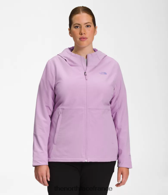 vêtements The North Face femmes sweat à capuche shelbe raschel lupin ZPZRD1179
