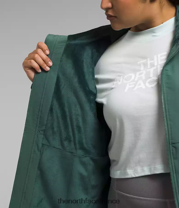 vêtements The North Face femmes sweat à capuche shelbe raschel sauge noire ZPZRD245