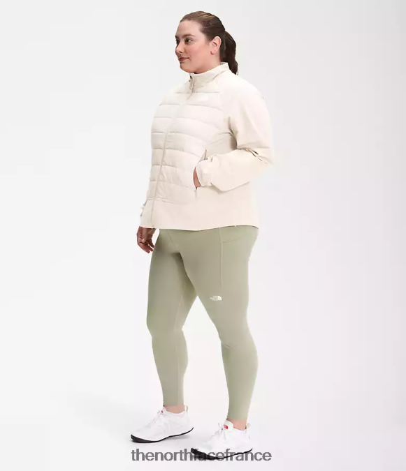 vêtements The North Face femmes veste hybride plus Shelter Cove gardénia blanc ZPZRD1145