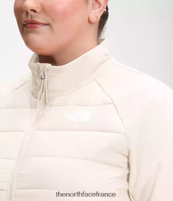 vêtements The North Face femmes veste hybride plus Shelter Cove gardénia blanc ZPZRD1145