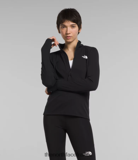 vêtements The North Face femmes lever du soleil -zip tnf noir ZPZRD1182