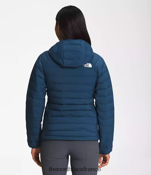 vêtements The North Face femmes belleview sweat à capuche extensible bleu ombragé ZPZRD670
