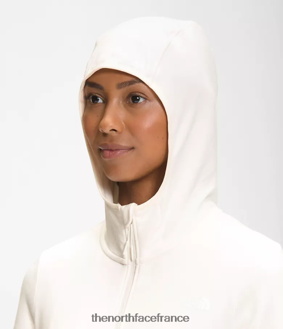 vêtements The North Face femmes sweat à capuche canyonlands gardénia bruyère blanche ZPZRD743