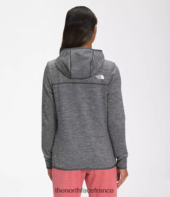 vêtements The North Face femmes sweat à capuche canyonlands tnf gris moyen chiné ZPZRD742