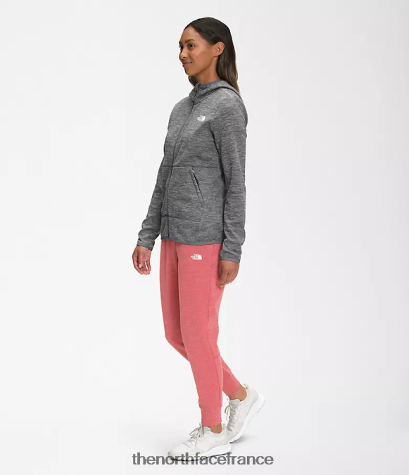 vêtements The North Face femmes sweat à capuche canyonlands tnf gris moyen chiné ZPZRD742