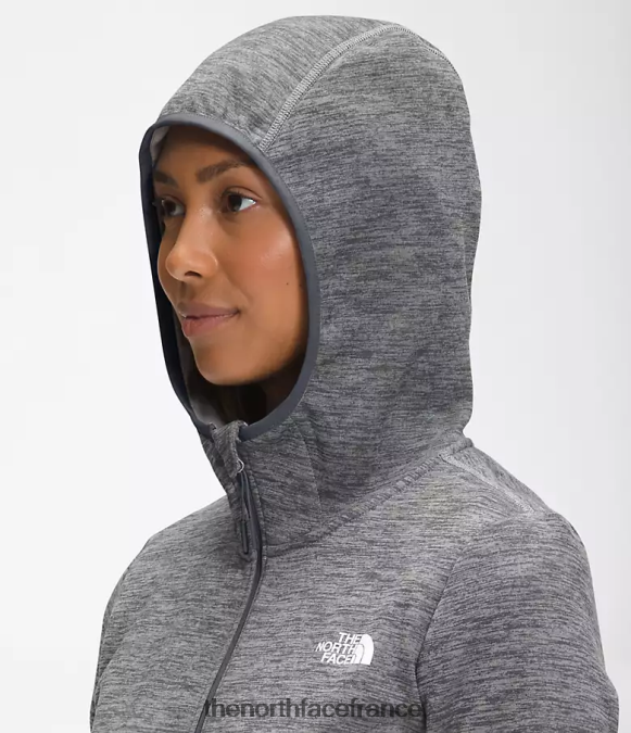 vêtements The North Face femmes sweat à capuche canyonlands tnf gris moyen chiné ZPZRD742