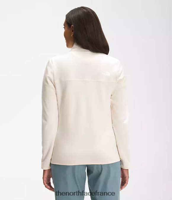vêtements The North Face femmes Canyonlands à fermeture éclair intégrale gardénia bruyère blanche ZPZRD376