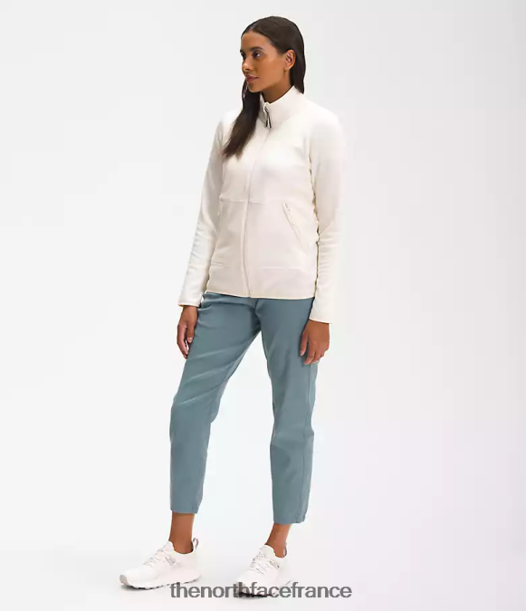 vêtements The North Face femmes Canyonlands à fermeture éclair intégrale gardénia bruyère blanche ZPZRD376