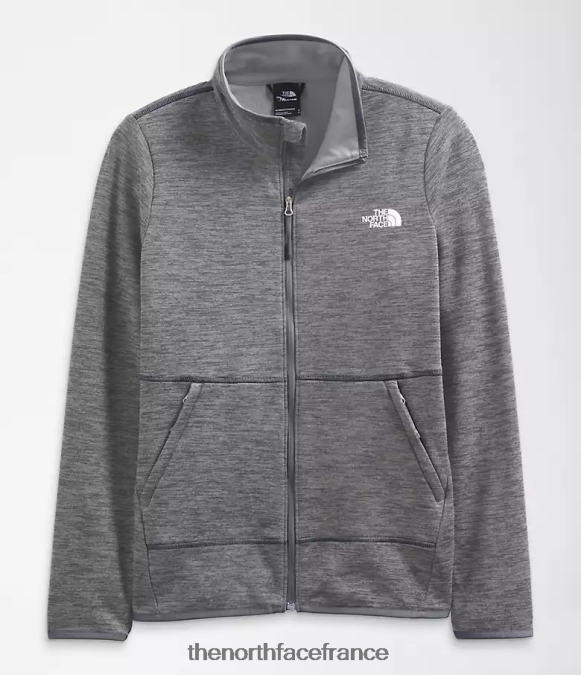 vêtements The North Face femmes Canyonlands à fermeture éclair intégrale tnf gris moyen chiné ZPZRD377
