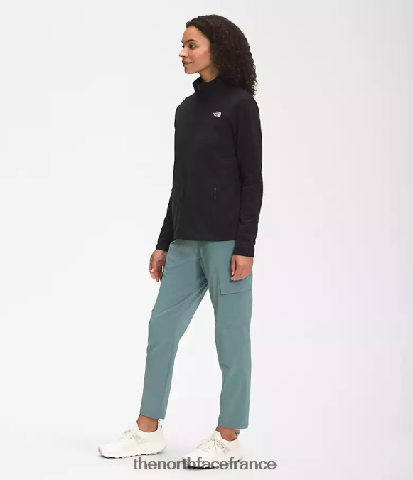 vêtements The North Face femmes tka glacier veste entièrement zippée tnf noir ZPZRD618