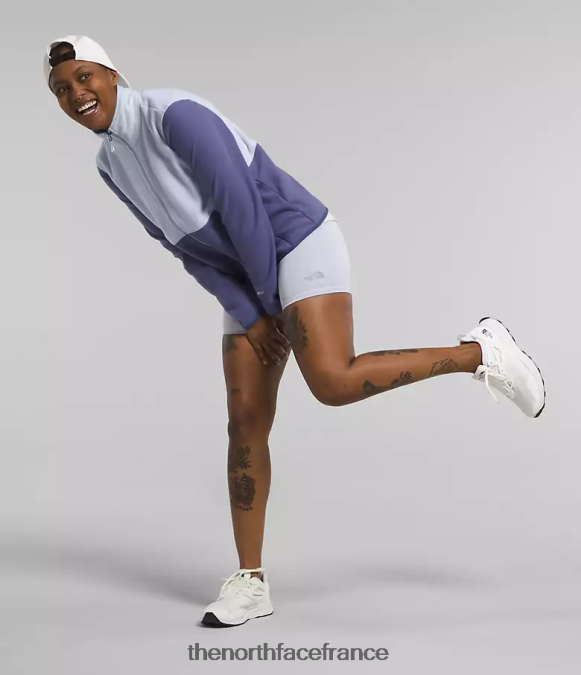 vêtements The North Face femmes veste alpine polartec 100 bleu caverne/pervenche poussiéreuse ZPZRD441