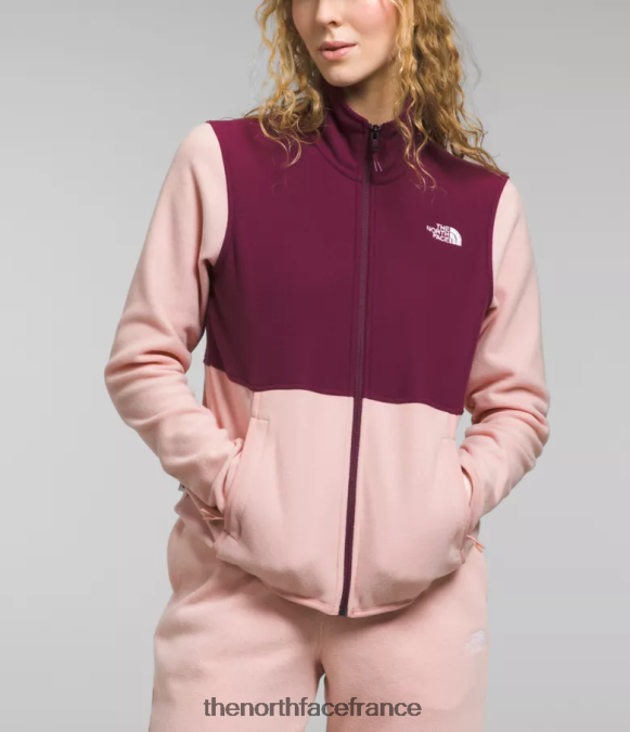 vêtements The North Face femmes veste alpine polartec 100 mousse rose/berry de Boysen ZPZRD1013