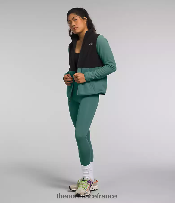 vêtements The North Face femmes veste alpine polartec 100 sauge foncée/noir tnf ZPZRD443