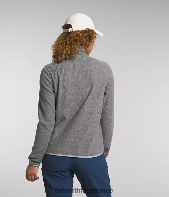 vêtements The North Face femmes veste alpine polartec 100 tnf gris moyen chiné ZPZRD1014