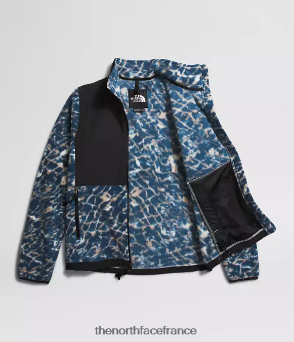 vêtements The North Face femmes veste denali distorsion de l'eau pervenche poussiéreuse petits caractères/marine sommet ZPZRD146