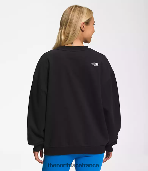 vêtements The North Face femmes équipage en polaire feutrée tnf noir ZPZRD808