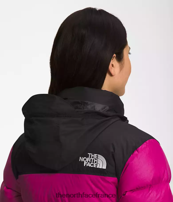 vêtements The North Face femmes veste nuptse rétro 1996 rose fuchsia ZPZRD728