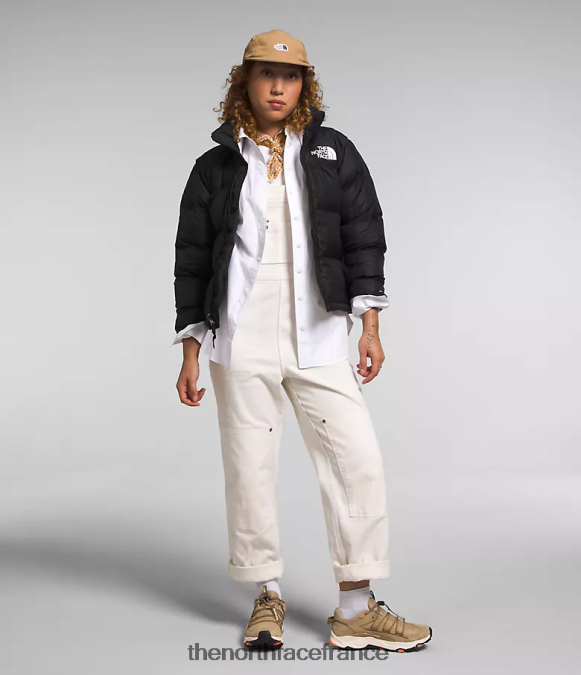 vêtements The North Face femmes veste nuptse rétro 1996 tnf recyclé noir ZPZRD723