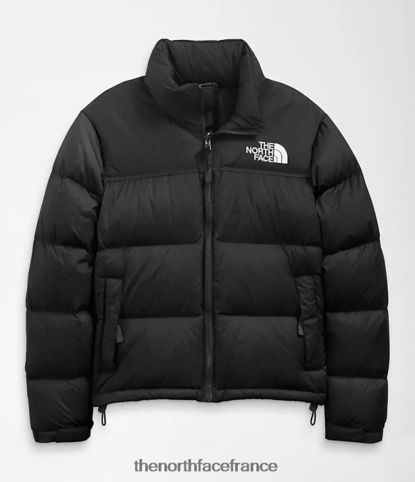 vêtements The North Face femmes veste nuptse rétro 1996 tnf recyclé noir ZPZRD723