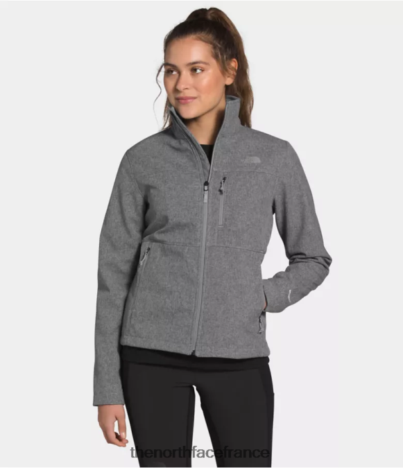 vêtements The North Face femmes veste bionique apex tnf gris moyen chiné ZPZRD971