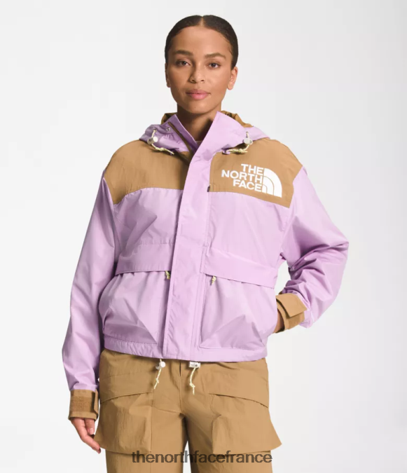 vêtements The North Face femmes Veste courte de montagne 86 low-fi hi-tek lupin/brun utilitaire ZPZRD940