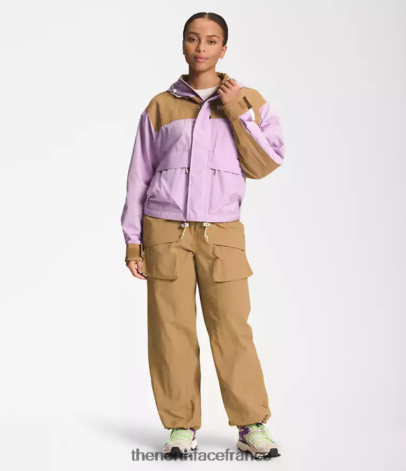 vêtements The North Face femmes Veste courte de montagne 86 low-fi hi-tek lupin/brun utilitaire ZPZRD940