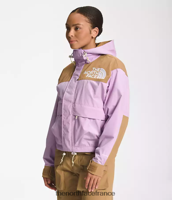 vêtements The North Face femmes Veste courte de montagne 86 low-fi hi-tek lupin/brun utilitaire ZPZRD940