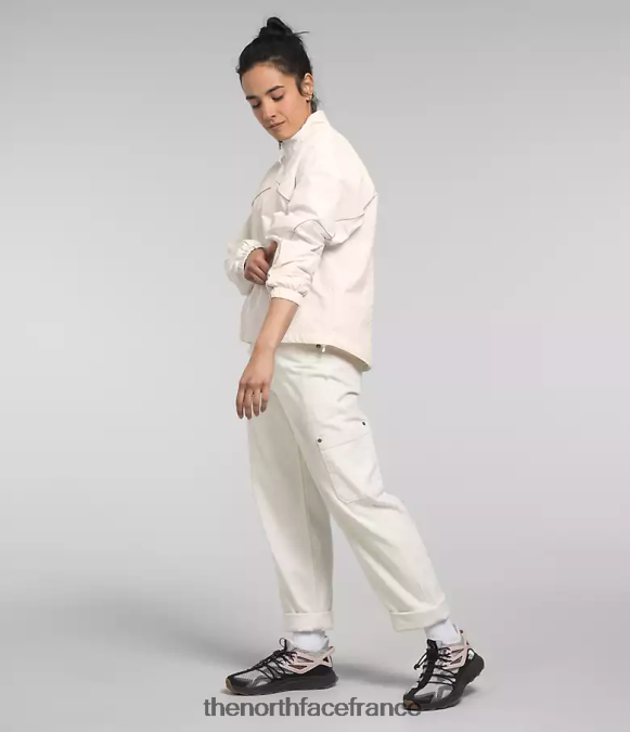 vêtements The North Face femmes coupe-vent à passepoil tek gardénia blanc ZPZRD732