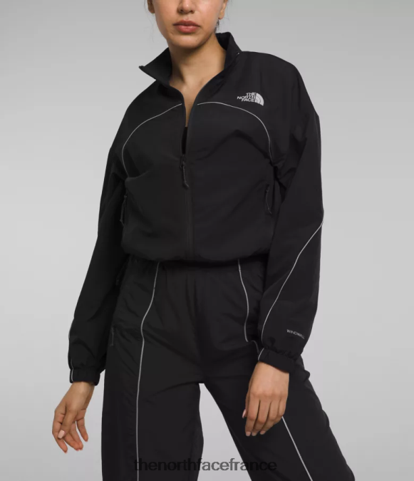 vêtements The North Face femmes coupe-vent à passepoil tek tnf noir ZPZRD733