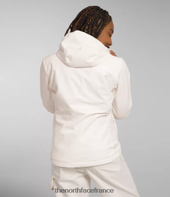 vêtements The North Face femmes shelbe raschel sweat à capuche gardénia blanc ZPZRD330