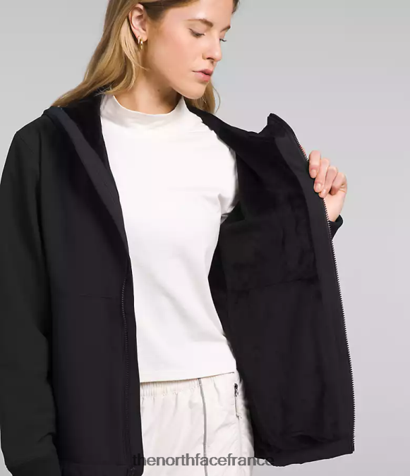 vêtements The North Face femmes shelbe raschel sweat à capuche tnf noir ZPZRD331