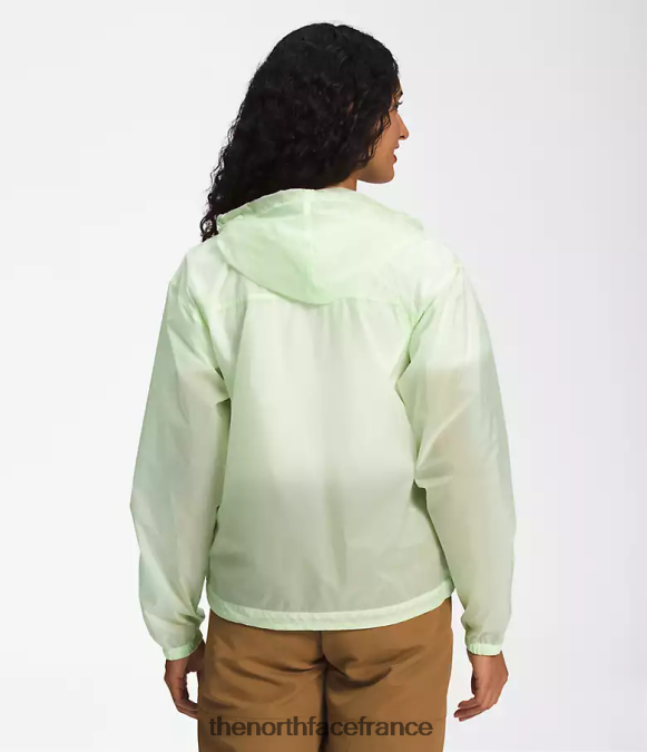 vêtements The North Face femmes sweat à capuche coupe-vent translucide m66 crème au citron vert ZPZRD1229