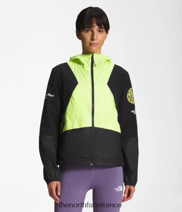 vêtements The North Face femmes veste coupe-vent trailwear tnf noir/led jaune ZPZRD319