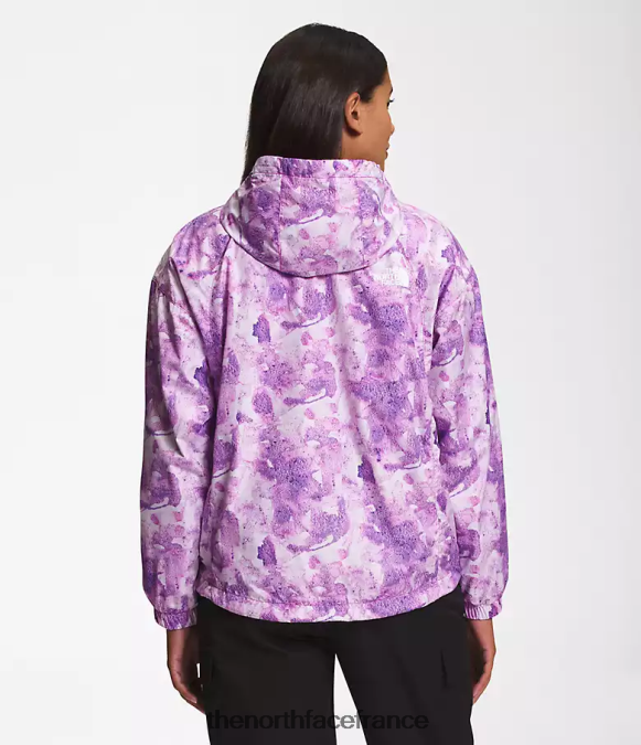 vêtements The North Face femmes veste hydrenaline longueur 2000-25'' imprimé colorant ton sur ton fleur de cactus violet ZPZRD673