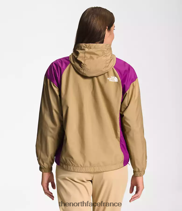 vêtements The North Face femmes veste hydrenaline longueur 2000-25'' pierre kaki/fleur de cactus violet/gardénia blanc ZPZRD674