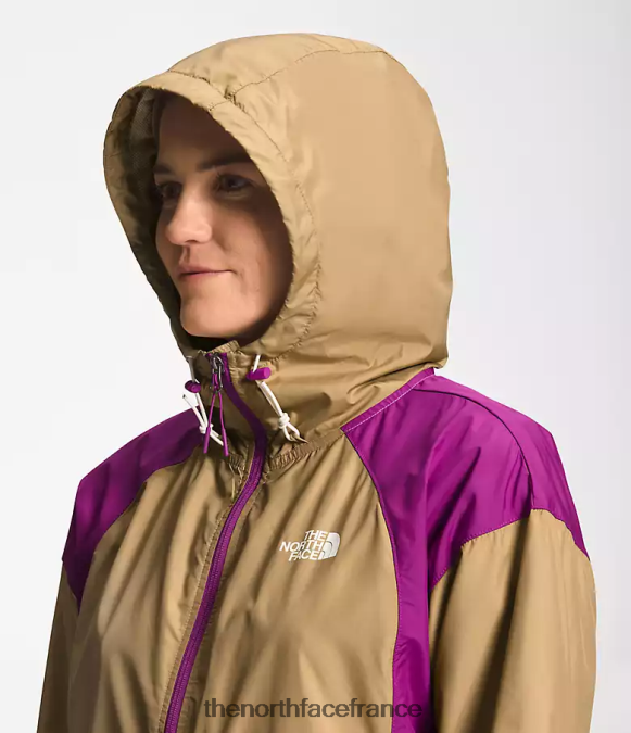 vêtements The North Face femmes veste hydrenaline longueur 2000-25'' pierre kaki/fleur de cactus violet/gardénia blanc ZPZRD674
