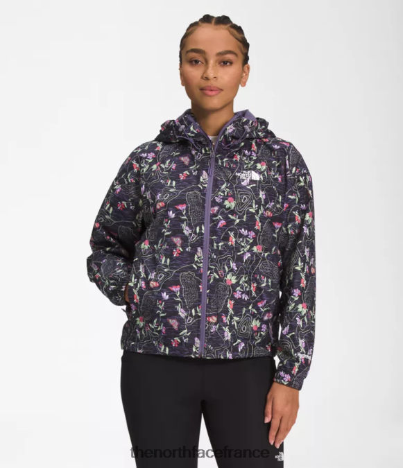 vêtements The North Face femmes veste hydrenaline longueur 2000-25'' tnf noir imprimé iwd ZPZRD676
