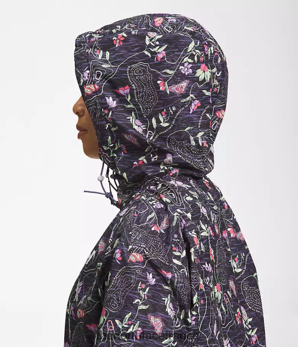 vêtements The North Face femmes veste hydrenaline longueur 2000-25'' tnf noir imprimé iwd ZPZRD676