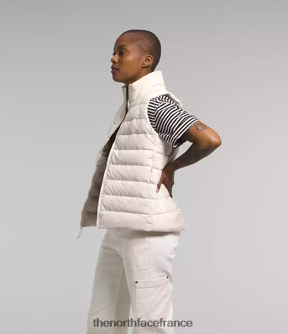 vêtements The North Face femmes gilet aconcagua 3 gardénia blanc ZPZRD615