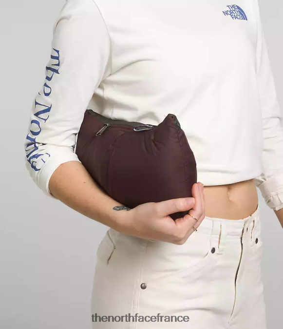 vêtements The North Face femmes gilet nuptse rétro 1996 nouveau vert taupe/marron charbon ZPZRD432