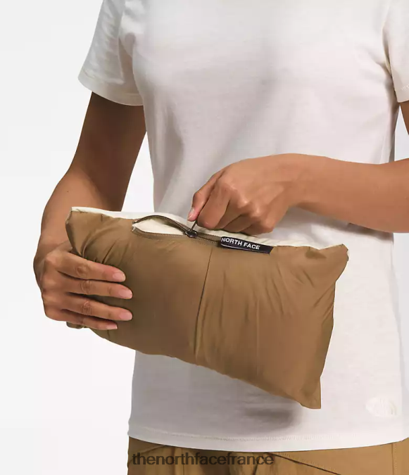 vêtements The North Face femmes 92 veste nuptse hi-tek low-fi gravier/brun utilitaire ZPZRD1016