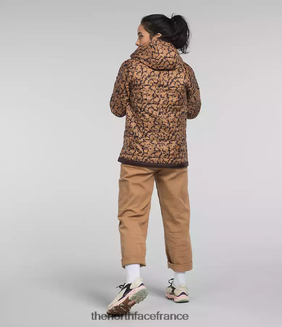 vêtements The North Face femmes Cirloft - pull zippé impression de colorant graphique au beurre d’amande ZPZRD506