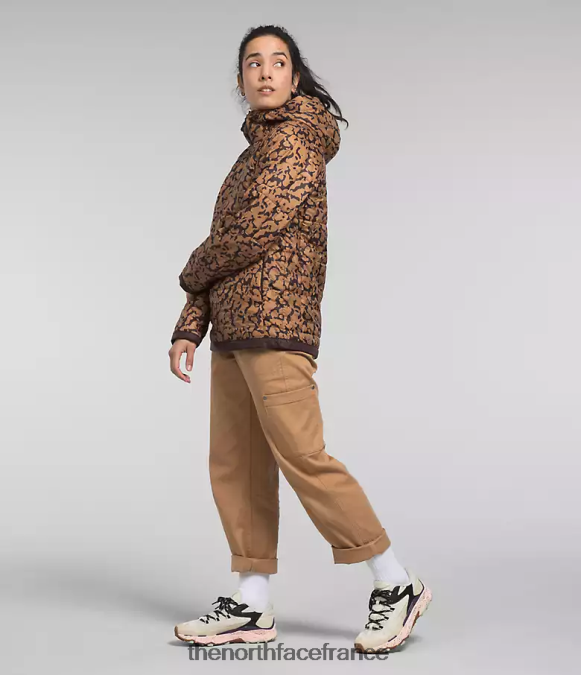 vêtements The North Face femmes Cirloft - pull zippé impression de colorant graphique au beurre d’amande ZPZRD506