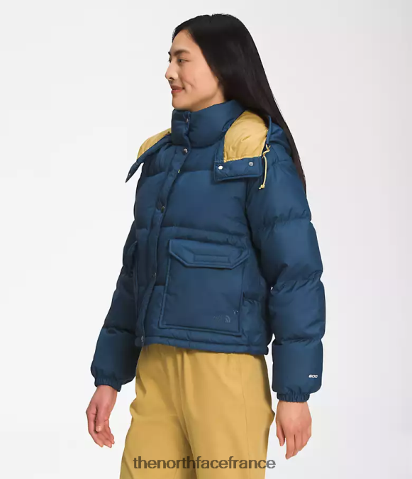 vêtements The North Face femmes doudoune courte 71 sierra bleu ombragé ZPZRD237