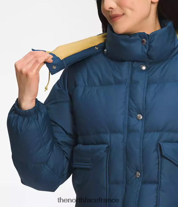 vêtements The North Face femmes doudoune courte 71 sierra bleu ombragé ZPZRD237